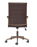 Auction Office Chair - Vintage Black