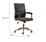 Auction Office Chair - Vintage Black