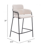 Marcel Counter Stool Cream
