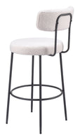 Blanche Barstool Ivory