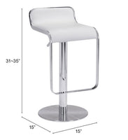 Equino Barstool - White