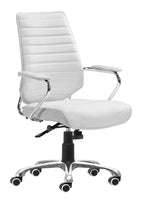 Enterprise Low Back Office Chair - White