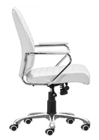 Enterprise Low Back Office Chair - White