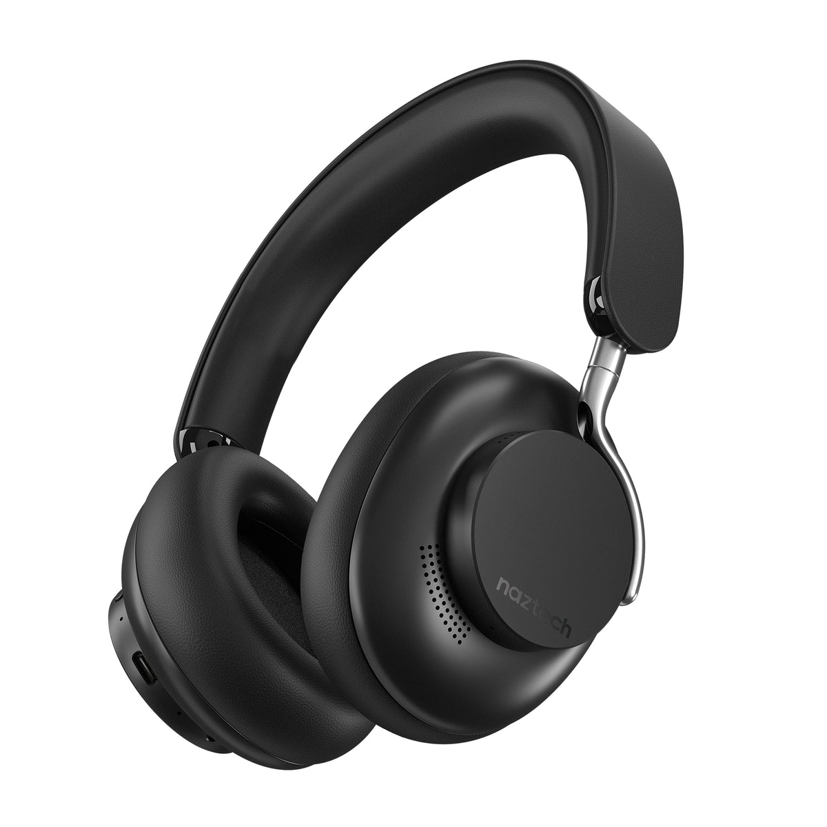 Naztech Aura 360 ANC Wireless Noise Cancelling Over-the-Ear Headphones ...