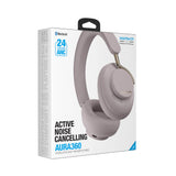 Aura 360 ANC Wireless Noise Cancelling Over-the-Ear Headphones | Moondust
