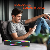 HyperBeam LED Wireless Speaker | Gunmetal
