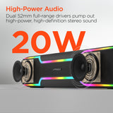HyperBeam LED Wireless Speaker | Gunmetal