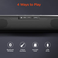 HyperBeam LED Wireless Speaker | Gunmetal