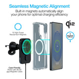 MagLock CAR 15W Magnetic Wireless Fast Charging Vent Mount with Qi2 | Black