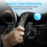 MagLock CAR 15W Magnetic Wireless Fast Charging Vent Mount with Qi2 | Black
