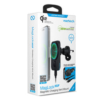 MagLock CAR 15W Magnetic Wireless Fast Charging Vent Mount with Qi2 | Black