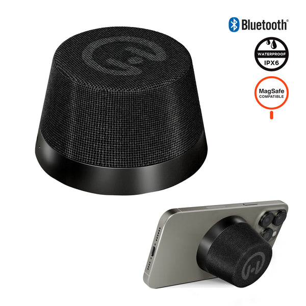 Pocket Popper Magnetic Mini Wireless Speaker | Black