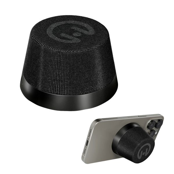 Pocket Popper Magnetic Mini Wireless Speaker | Black