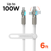 Chunky180° 100W USB-C to USB-C Rugged Fast Charge Cable | 6ft |