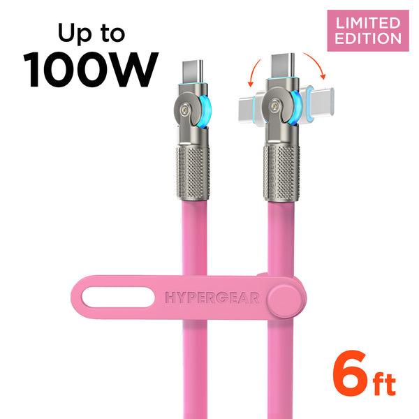 Chunky180° 100W USB-C to USB-C Rugged Fast Charge Cable | 6ft |