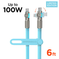 Chunky180° 100W USB-C to USB-C Rugged Fast Charge Cable | 6ft |