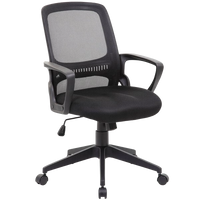 Boss Office Products Mesh Task Chair, Black