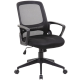 Boss Office Products Mesh Task Chair, Black