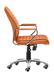 Enterprise Low Back Office Chair - Terracotta