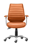 Enterprise Low Back Office Chair - Terracotta