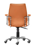Enterprise Low Back Office Chair - Terracotta