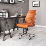Enterprise Low Back Office Chair - Terracotta