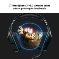 Logitech G432 DTS x 7.1 Surround Sound Wired Gaming Headset Leatherette for wired consoles