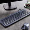 Onn Full USB Wired Keyboard with built-in shortcut keys. Black