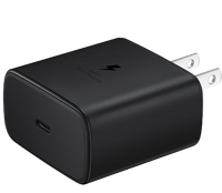 Power Adapter 45W USB C Super Fast Wall Charger for Samsung & Apple iPhone Devices. - Black