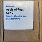 Restored Apple Airpods (2nd Generation) with Charging Case - White (Refurbished)