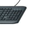 Onn Full USB Wired Keyboard with built-in shortcut keys. Black