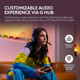 Logitech G Astro A50 X Omni-Platform Wireless Gaming Headset + Base Station for PS5, Xbox, PC: PLAYSYNC Video & Audio Switcher, HDMI 2.1 4K 120Hz VRR, &lt;24 bit/48 kHz, 24hr Battery, 2.4GHz & BT - Black