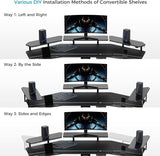 EUREKA ERGONOMIC Gaming Desk, Standing Desk w Keyboard Tray.