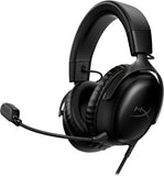 HyperX Cloud III Wireless – Gaming Headset for PC, PS5, PS4, up to 120-hour Battery, 2.4GHz Wireless, DTS Spatial Audio, 53mm Angled Drivers, Memory Foam, Durable Frame, 10mm Microphone, Black/Red