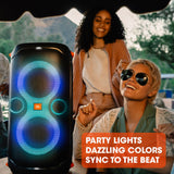 JBL Partybox 110 - Portable party speaker with 160W powerful sound, built-in lights and splashproof design - Black