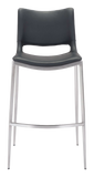 Ace Barstool Black & Silver