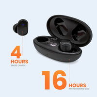 Helix True Wireless High Fidelity Earbuds with Portable Charging Case