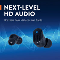Helix True Wireless High Fidelity Earbuds with Portable Charging Case