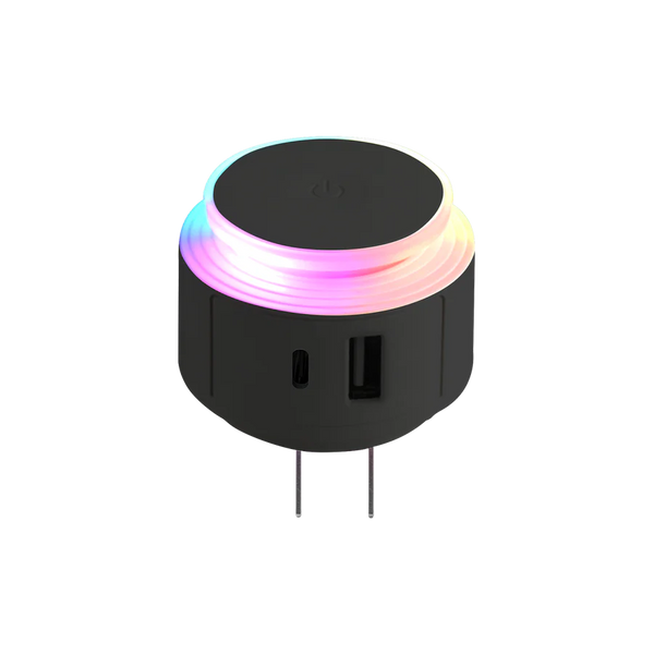 Helix Lucid Charge - LED Wall Charger with USB-A & USB-C Ports