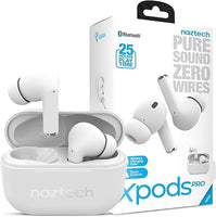 Naztech Xpods PRO True Wireless Earbuds with Wireless Charging Case.