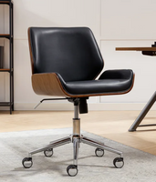 Ciara Bentwood Walnut Veneer Frame Office Chair