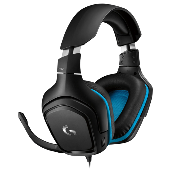 Logitech G432 DTS x 7.1 Surround Sound Wired Gaming Headset Leatherette for wired consoles