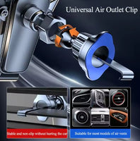 Universal Mobile Car Vent Gravity Car Phone Holder Portable Mechanical Car Cell Mount with Clip.