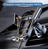 Universal Mobile Car Vent Gravity Car Phone Holder Portable Mechanical Car Cell Mount with Clip.