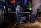 Razer - Enki Gaming Chair for All-Day Comfort - Black/Green