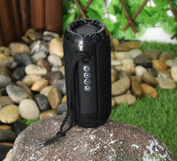 Mini Wireless BT sports waterproof subwoofer Portable blue tooth Speaker - Black