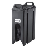 Cambro - Camtainer Beverage Carrier, 5 gallon, plastic, black, NSF