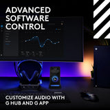 LogicTech ASTRO A50 (Gen 5) LIGHTSPEED Wireless Gaming Headset and Base Station with PLAYSYNC Audio.