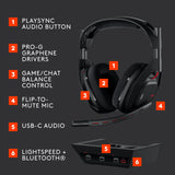 LogicTech ASTRO A50 (Gen 5) LIGHTSPEED Wireless Gaming Headset and Base Station with PLAYSYNC Audio.