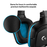 Logitech G432 DTS x 7.1 Surround Sound Wired Gaming Headset Leatherette for wired consoles